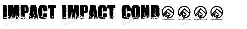 Impact Impact Cond字体转换